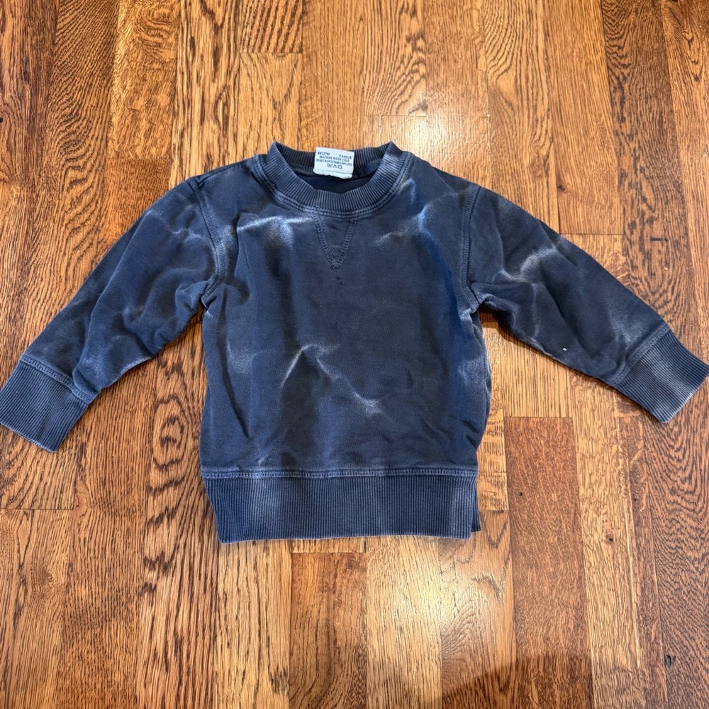 Mish Boys Kids Navy Blue Sweatshirt Size 18M